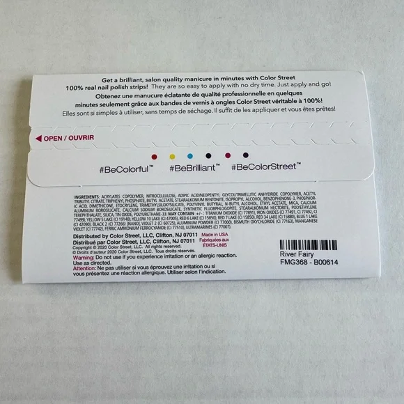 *Exclusive* Color Street: River Fairy | Turquoise Glitter Pastel Spring Summer - Picture 4 of 11